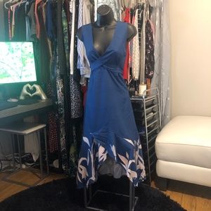 💜💚🔥Chickme large blue dress NWT 🌸💜🌹